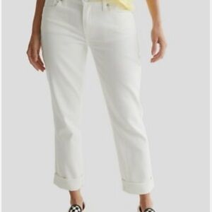 Lucky Brand Lolita Capri White Jeans
